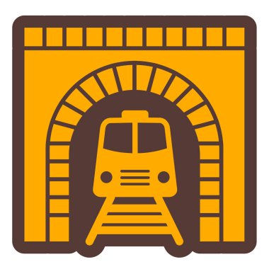 tren simgesi vektör illüstrasyonu