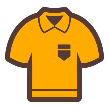 Gömlek. Web simgesi basit tasarım