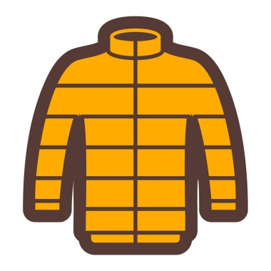 Ceket ikonu. vektör illüstrasyonu