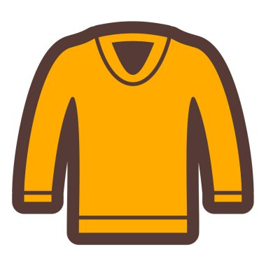 Kıyafetler. Web simgesi basit illüstrasyon