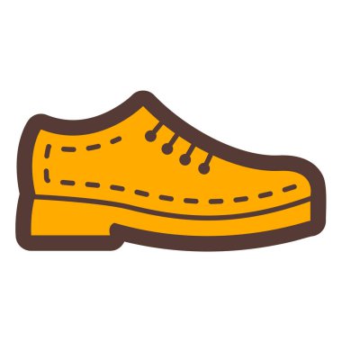 Ayakkabı. Web simgesi basit illüstrasyon