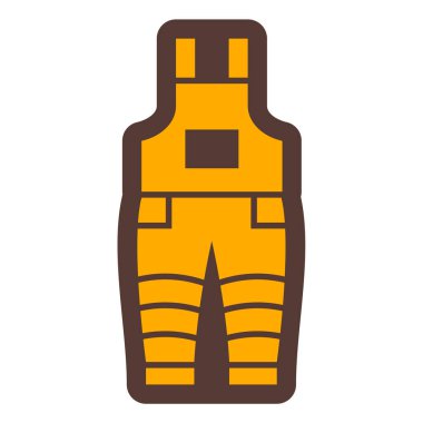 Yelek. Web simgesi basit illüstrasyon