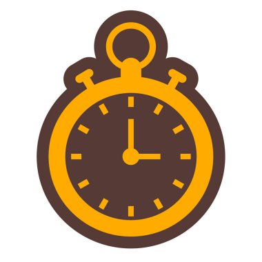 Zaman yönetimi simgesi vektör illüstrasyonu