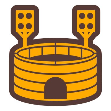 Spor ikonu. Web için vektör simgelerinin özet çizimi