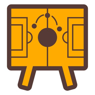 Modern spor simgesinin vektör illüstrasyonu