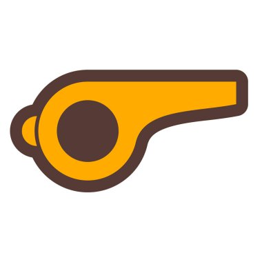 Islık. Web simgesi basit illüstrasyon