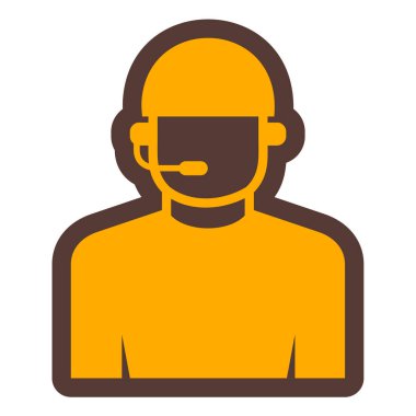 avatar. Web simgesi basit illüstrasyon