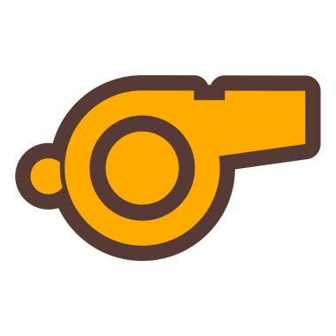 Islık. Web simgesi basit illüstrasyon