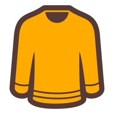 Ceket ikonu. Web için kıyafet vektör sembolünün basit bir illüstrasyonu