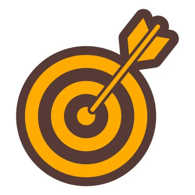 Hedef. Web simgesi basit illüstrasyon