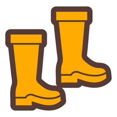 Çizmeler. Web simgesi basit tasarım