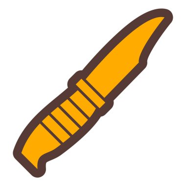 Bıçak. Web simgesi basit illüstrasyon