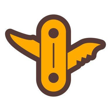 Çizgi film simgesinin vektör çizimi