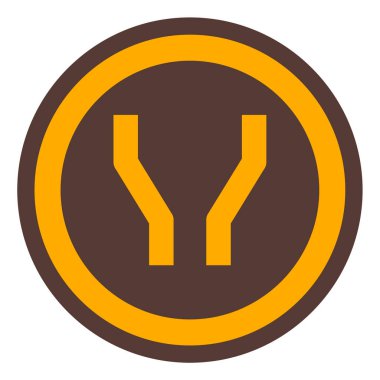 Yol simgesi, vektör illüstrasyonu