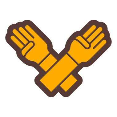 el simgesi vektör illüstrasyonu