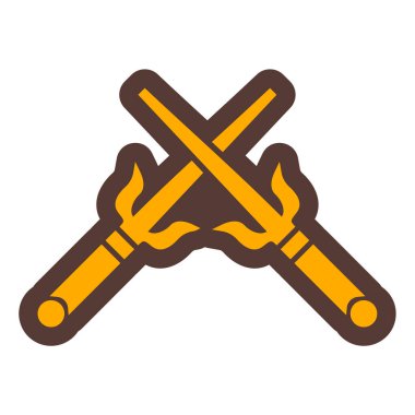 Bıçak. Web simgesi basit illüstrasyon