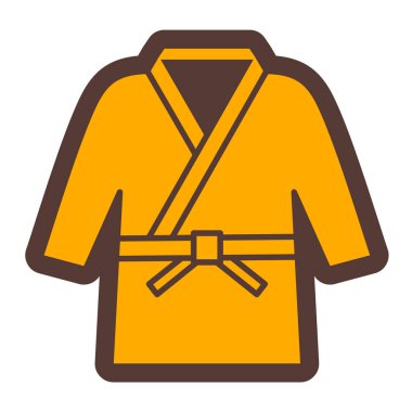 Ceket. Web simgesi basit illüstrasyon