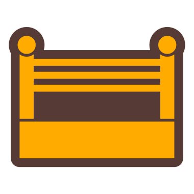 Kanepe. Web simgesi basit illüstrasyon