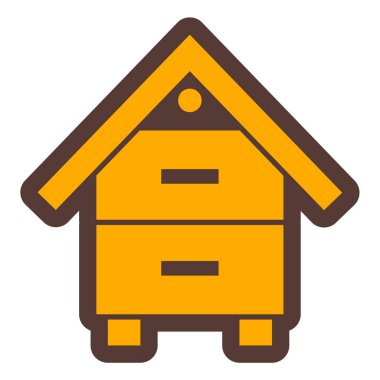 Eve. Web simgesi basit illüstrasyon