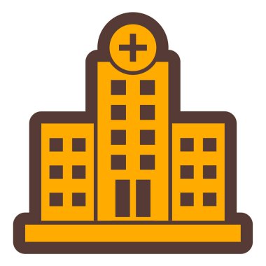 Hastane binası. Basit tasarım