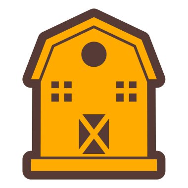 Ev. Web simgesi basit illüstrasyon