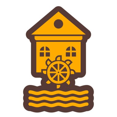 Basit bir simgenin vektör illüstrasyonu