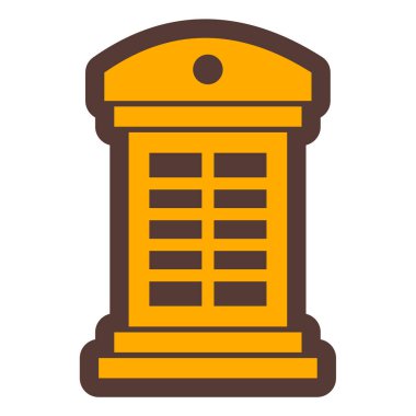 Posta kutusu. Web simgesi basit illüstrasyon