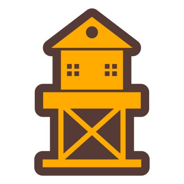 Ev. Web simgesi basit illüstrasyon