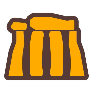 Bir havlu simgesinin vektör illüstrasyonu