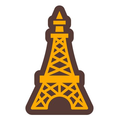 Eyfel Kulesi. Basit resimleme