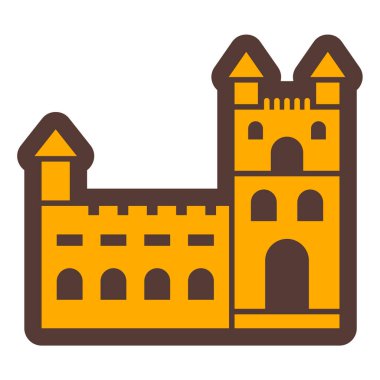 Kale kulesi. Basit tasarım