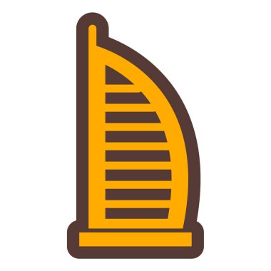 Bina. Web simgesi basit illüstrasyon