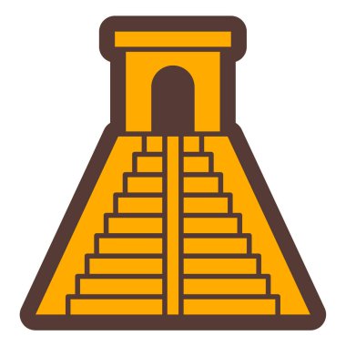 Merdivenler. Web simgesi basit illüstrasyon