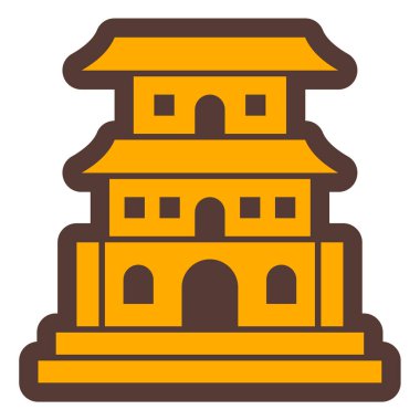 Bina. Web simgesi basit tasarım