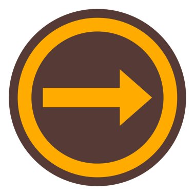 Arkaplan grubunda ok simgesi izole edildi