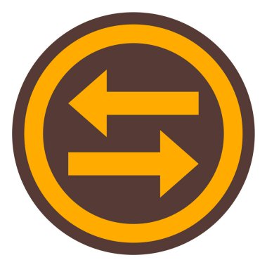 Beyaz arkaplanda ok simgesi izole edildi. vektör illüstrasyonu