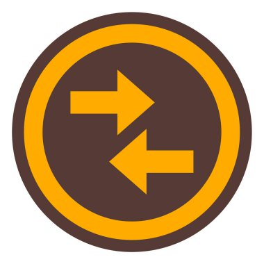 Eğilim biçimi izole edilmiş arkaplanda ok simgesi