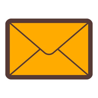 Zarf simgesi. vektör illüstrasyonu