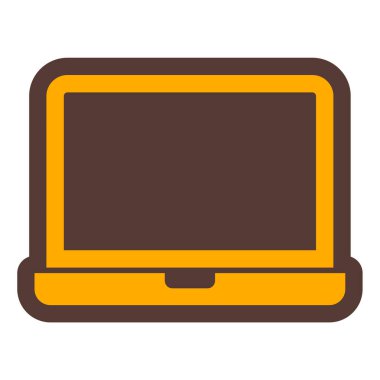 Bilgisayar. Web simgesi basit illüstrasyon