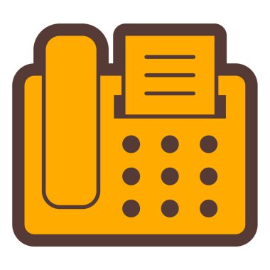 Telefonunuz var. Web simgesi basit illüstrasyon