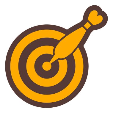 Hedef. Web simgesi basit illüstrasyon