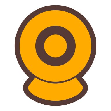 Web kamerası. Web simgesi basit illüstrasyon