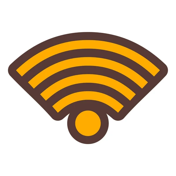 Wifi Web Ikon Egyszerű Illusztráció — Stock Vector