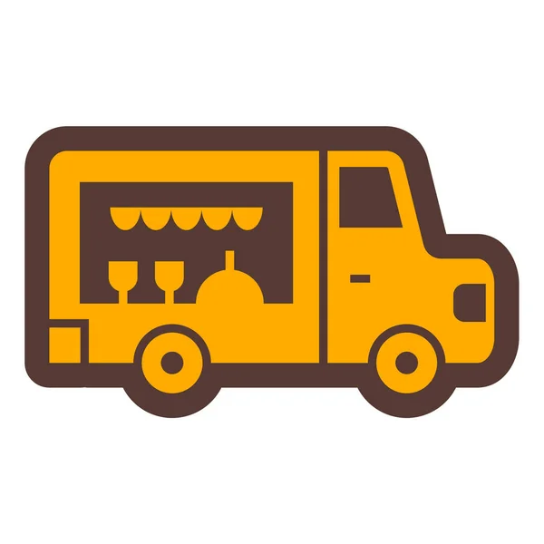 Delivery Van Simple Design — Stock Vector