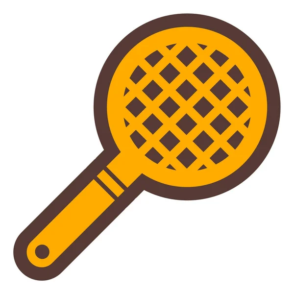 Frying Pan Icon Simple Illustration Tennis Ball Vector Icons Web — ストックベクタ