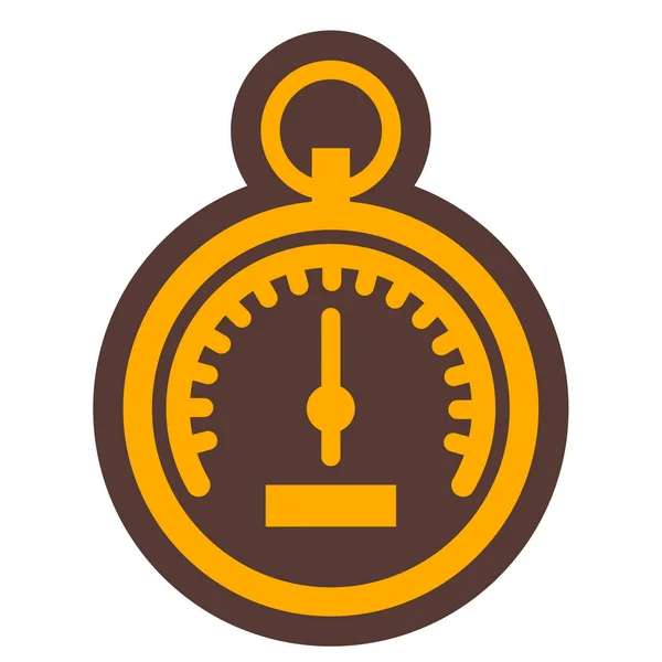 Kronometre Simgesi Ana Hatlı Kronometre Vektör Resimleme Sembolü — Stok Vektör