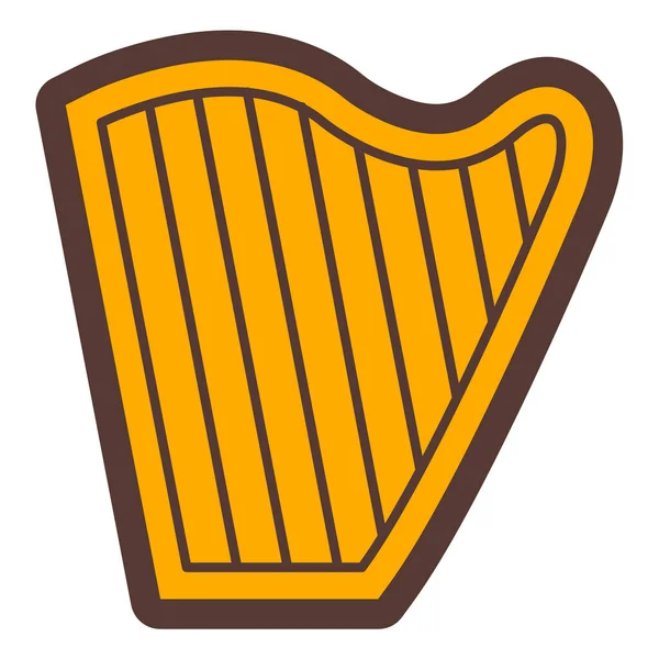 Bir müzik aletinin vektör illüstrasyonu