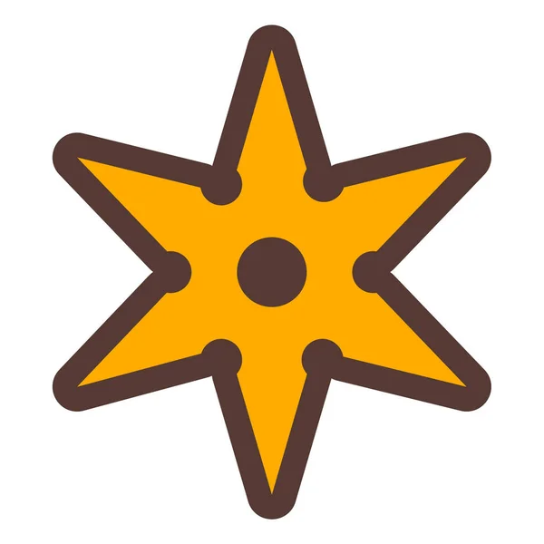 Star Icône Web Illustration Simple — Image vectorielle