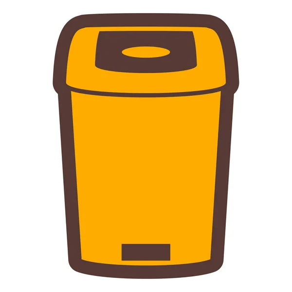 Trash Can Icon Cartoon Garbage Bin Vector Icons Web Design — Image vectorielle