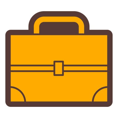 Çanta. Web simgesi basit illüstrasyon